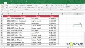 Excel'de Eğersay İşlevinde joker karater nasıl kullanılır?