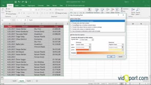 Excel'de Boş hücreleri Koşullu Biçimlendirme ile doldurmak