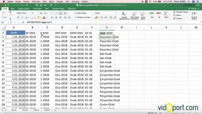 Excel'de Metneçevir işlevi ile tarihler üzerinde çalışmak