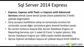 SQL Server Sürümlerini Karşılaştırma