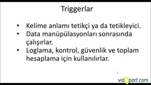 Trigger Kavramı