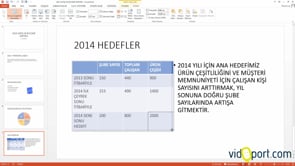 Tablolar ile Çalışmak
