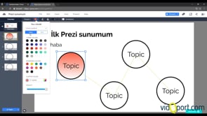 Prezi'de Topicler ile çalışmak