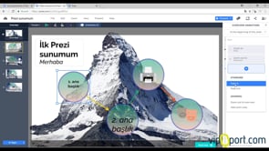 Prezi'de Animasyonlar ile çalışmak