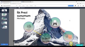 Prezi'de Paylaşım İşlemleri