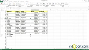 Excel'de Alttoplam ile çalışmak