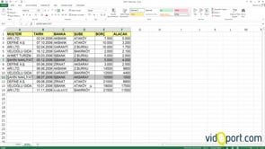 Excel'de PivotTablo oluşturmak