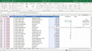 Excel'de Aylık-Günlük satış rapoları oluşturmak
