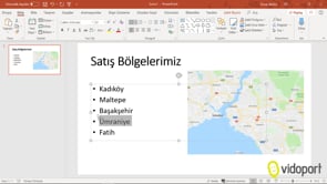 Sunumlarda Madde İşaretleri klavye ile yer değiştirmek