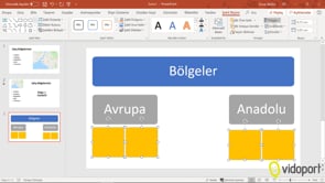 SmartArt şekillerini kullanmak ve tek tek düzenlemek