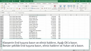 Musa Savaş- End Tuşunu kullanarak en sona gitmek