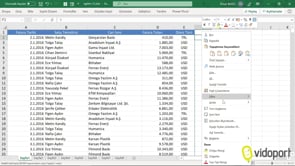 Excel'de boş satırlar eklemek