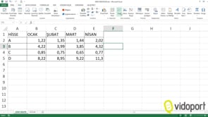 Excel'de Mini Grafikler