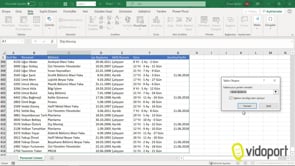 Excel'de Ayrılan, Çalışan Personel Listeleri Oluşturmak