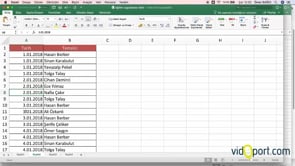 Excel dosyalarınızda aynı olan değerleri saydırma
