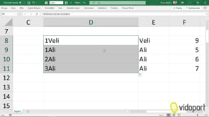 Excel'de Eğersay işlevi ile verileri saydırarak inmeyi nasıl yaparsınız?