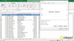 Excel'de Yazdırma işleminde başlıkların her sayfanın başında çıkmasını sağlamak
