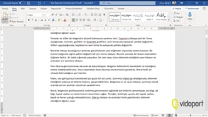 Word Dosyalarına Açma ve Değiştirme Parolası Vermek
