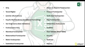 Excel eğitiminde anlatılacaklar nelerdir?