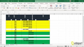 Excel'de seçtiğimiz satırı ayrı bir sayfaya yazdırmak