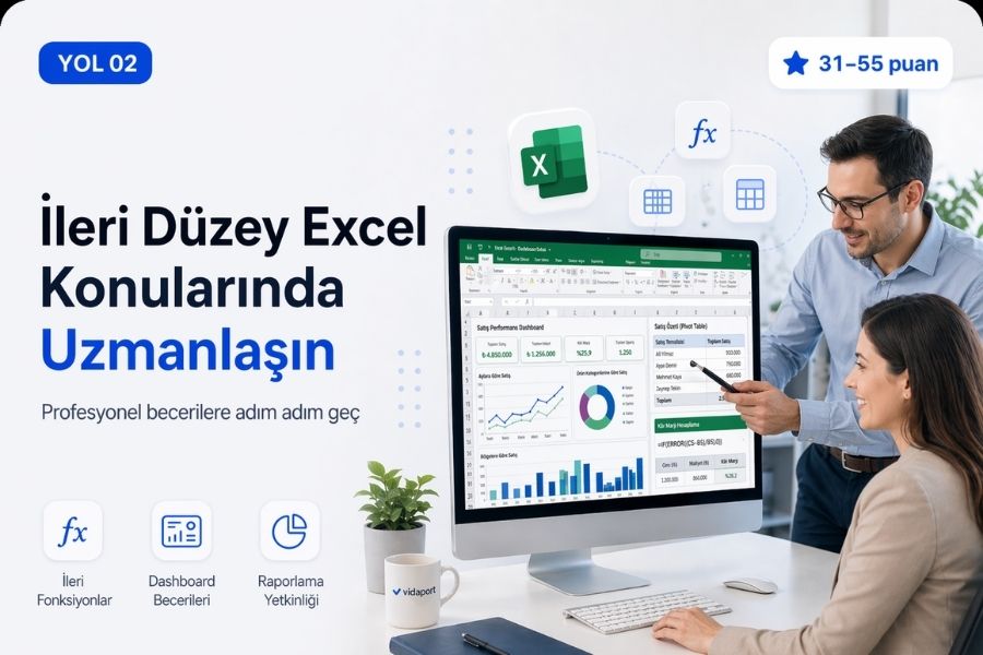 İleri Excel Eğitimi: Profesyonel Excel Becerilerine Geçiş