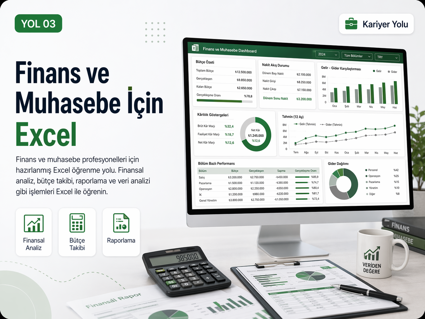 Finans ve Muhasebe İçin Excel