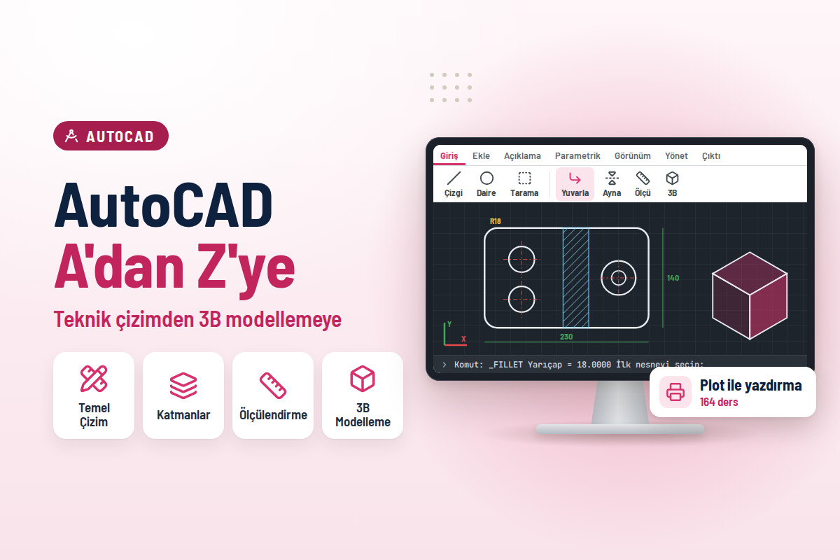 AutoCAD Kullanmayı A’dan Z’ye Öğrenin