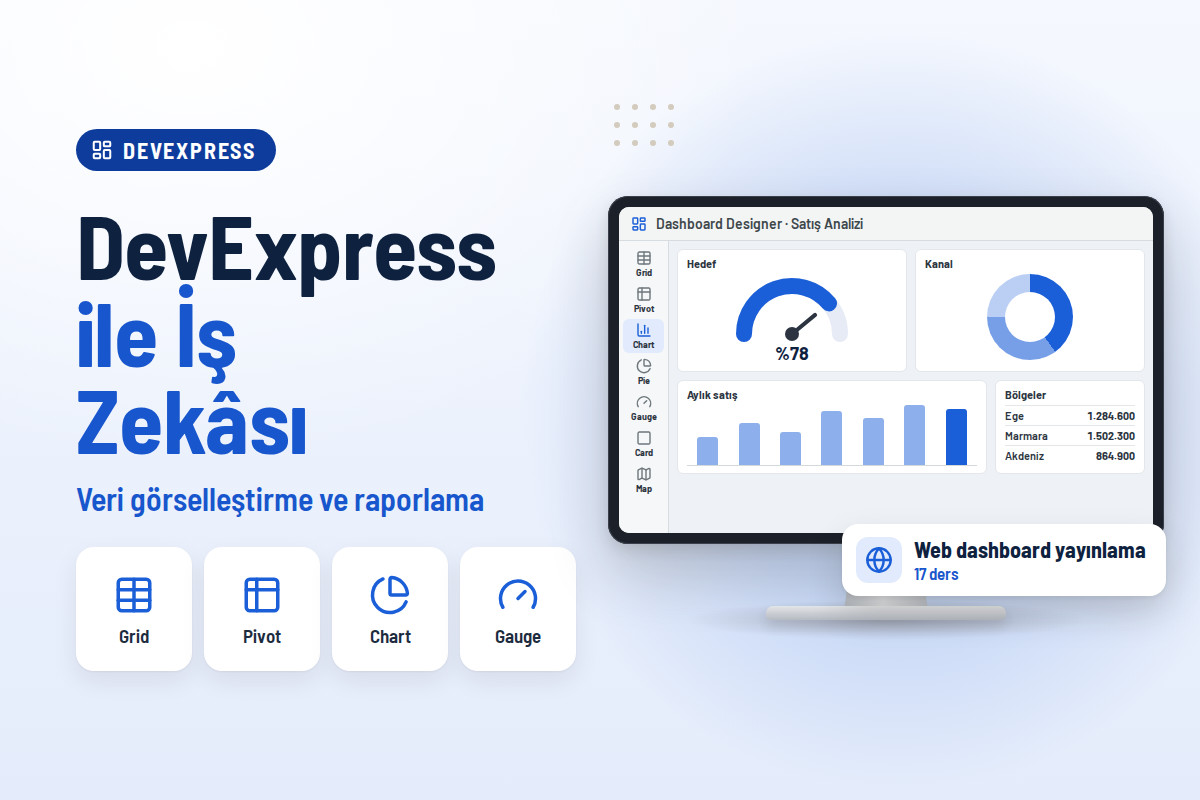 DevExpress ile İş Zekâsı: Veri Görselleştirme ve Raporlama Eğitimi