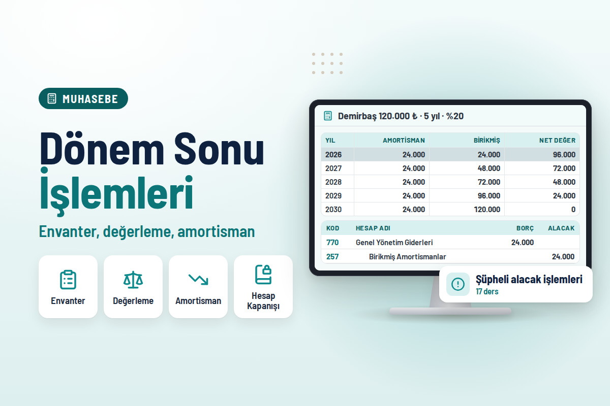 Dönem Sonu Muhasebe İşlemleri Eğitimi