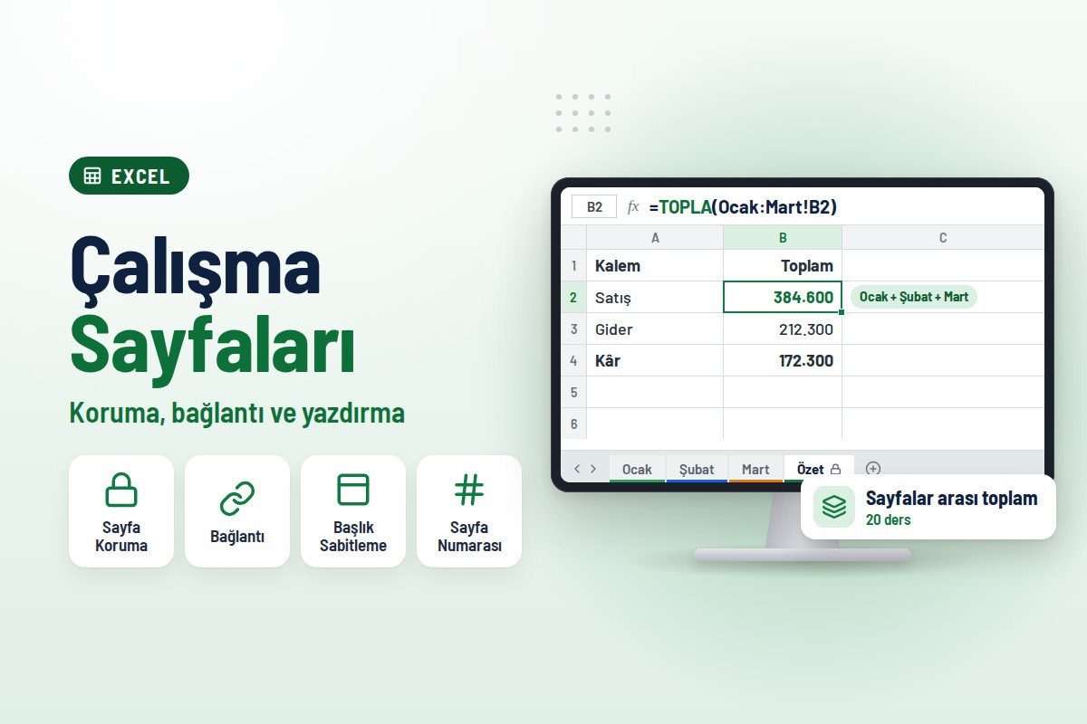 Excel Çalışma Sayfaları Eğitimi