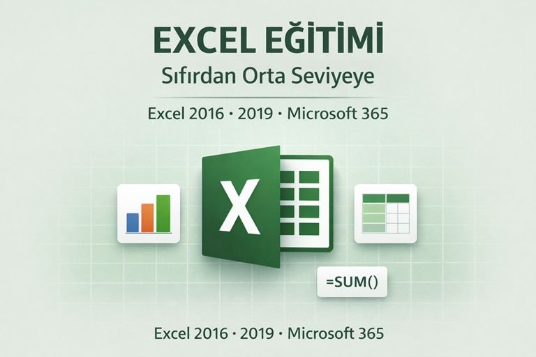 Excel Eğitimi – Sıfırdan Orta Seviyeye