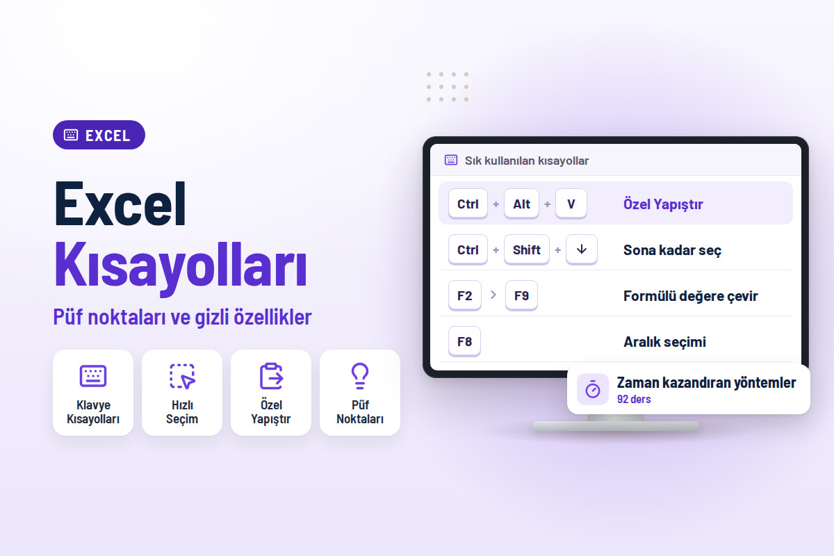 Excel Kısayolları - Püf Noktaları Eğitimi