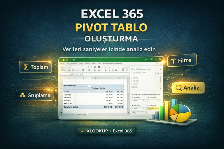 Excel Pivot Tablo Eğitimi
