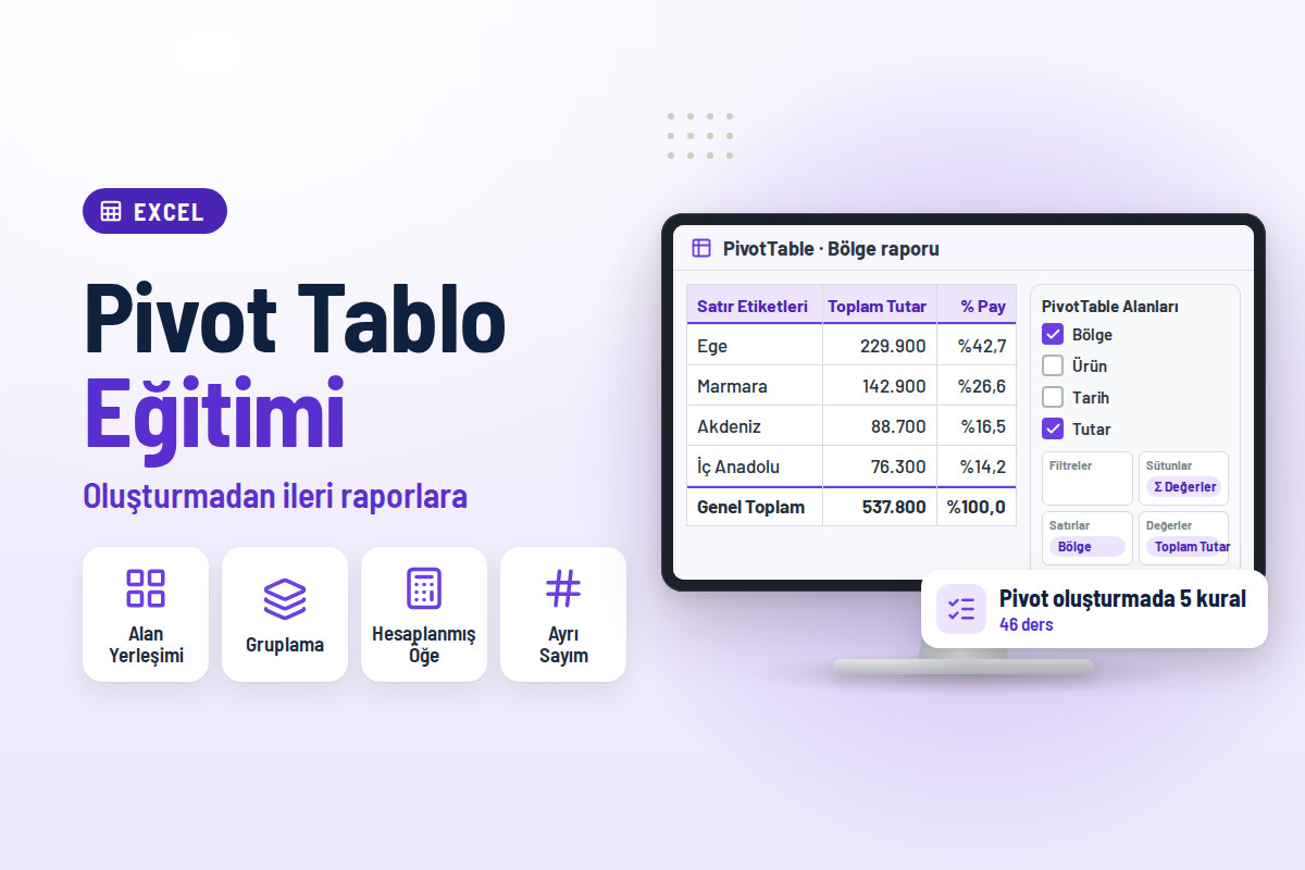Excel Pivot Tablo Eğitimi