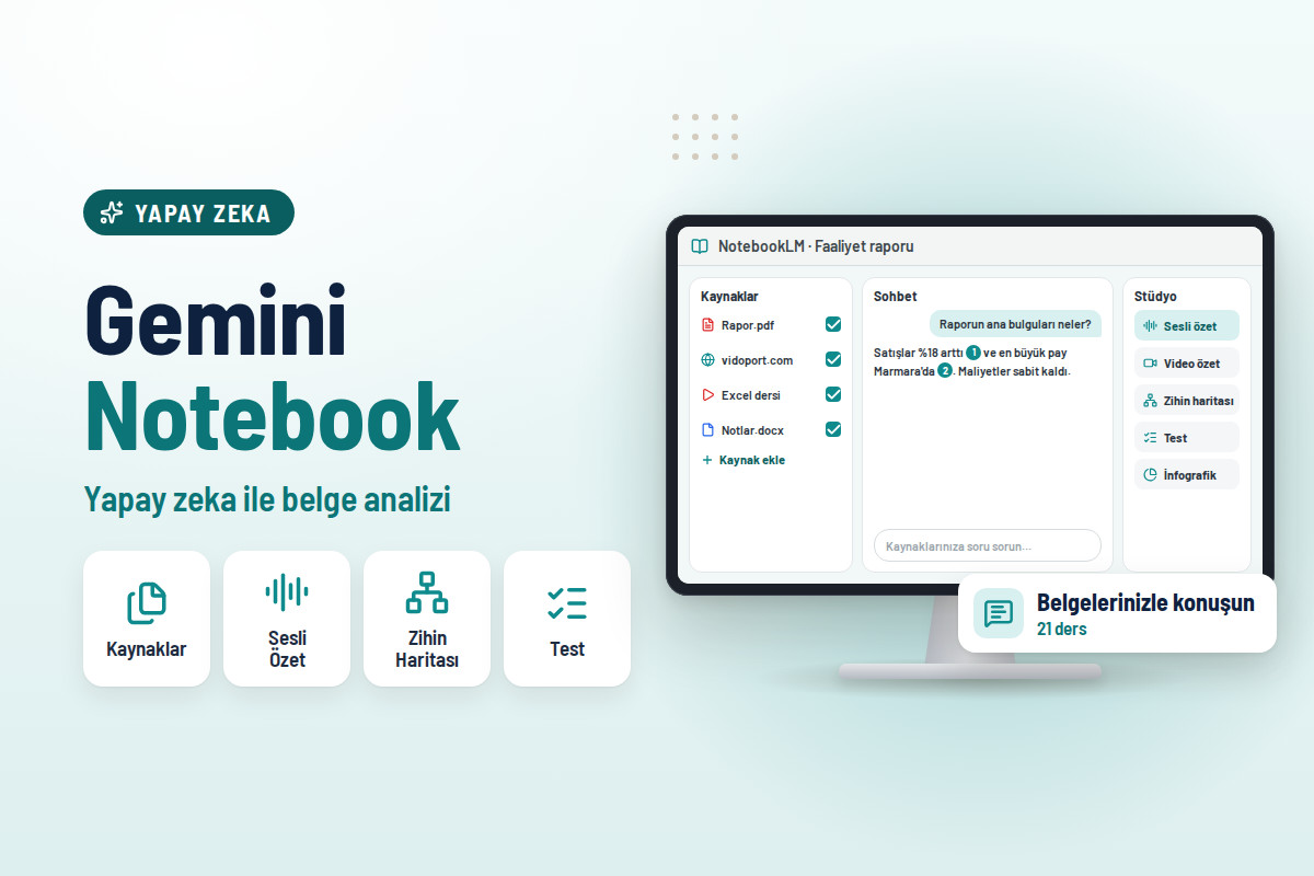 Gemini Notebook Eğitimi: Yapay Zeka ile Belge Analizi