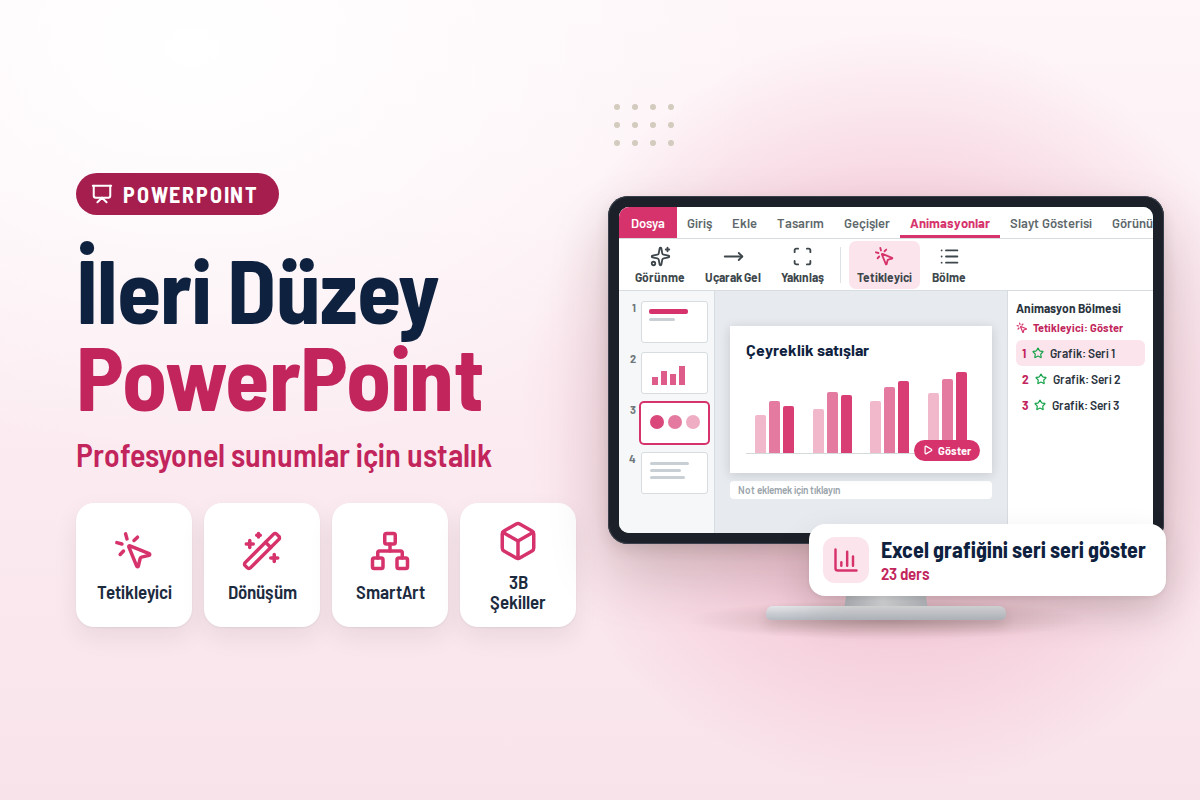 İleri Düzey PowerPoint Eğitimleri: Profesyonel Sunumlar İçin Ustalık Rehberi