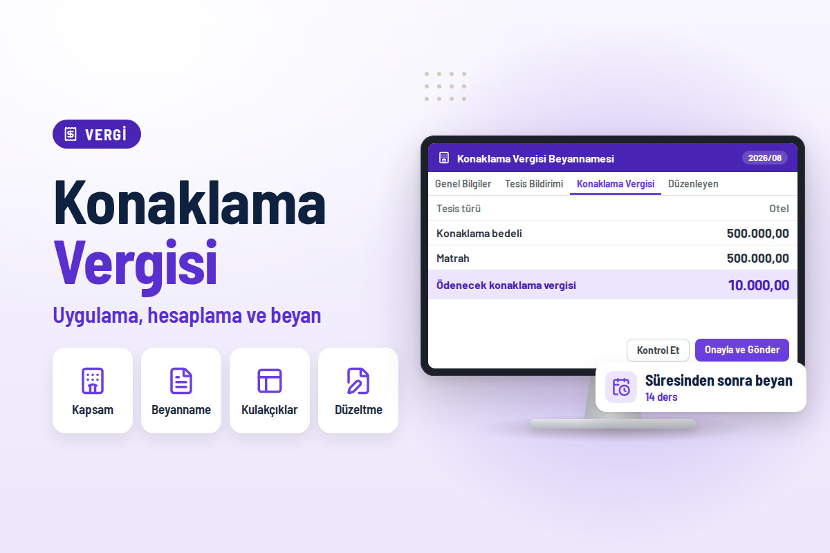 Konaklama Vergisi Eğitimi: Uygulama, Hesaplama ve Beyan