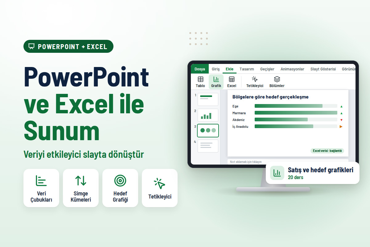 PowerPoint ve Excel ile Etkileyici Sunum Oluşturmak