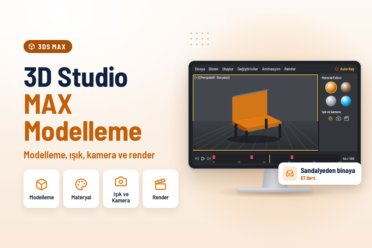 Sıfırdan 3D Studio MAX: Modelleme ve Animasyon