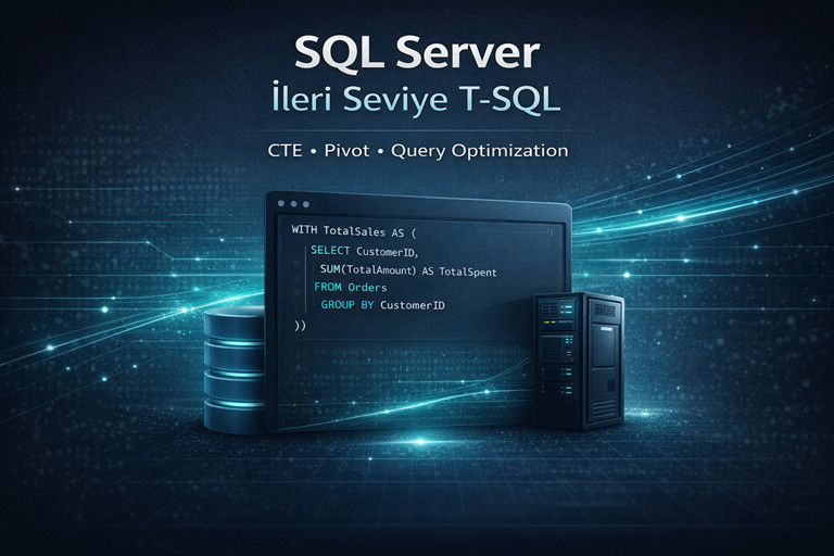 SQL Server ile İleri Seviye T-SQL Kodlama Eğitimi