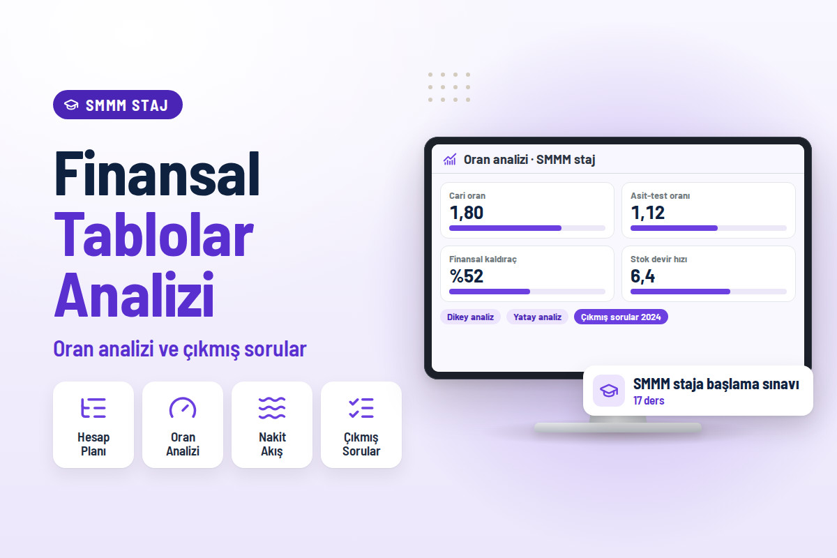 Staja Başlama ve Finansal Tablolar Analizi Eğitimi