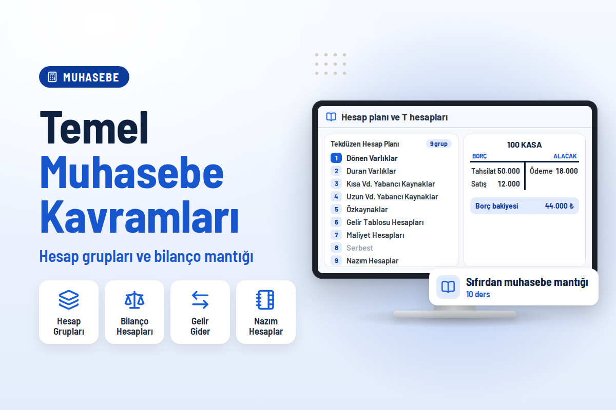 Temel Muhasebe Kavramlarıyla Finansal Bilginizi Güçlendirin