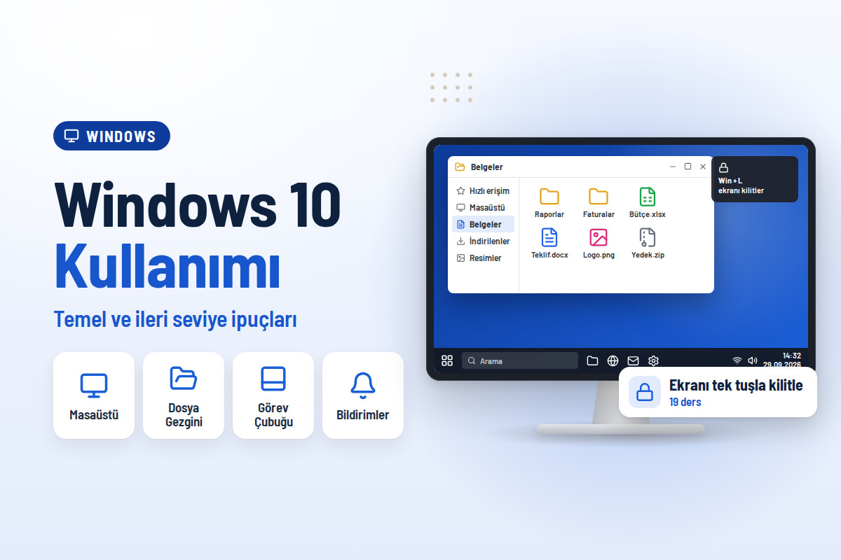 Windows 10 Kullanımını Öğrenin: Temel ve İleri Seviye Eğitimler