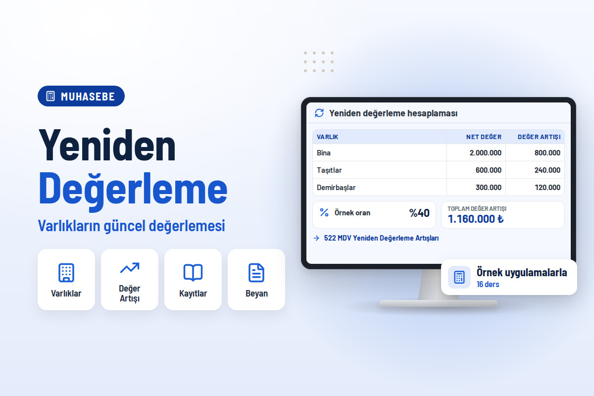 Yeniden Değerleme Eğitimi: Varlıkların Güncel Değerlemesi